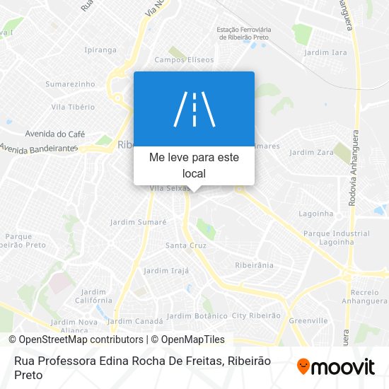 Rua Professora Edina Rocha De Freitas mapa