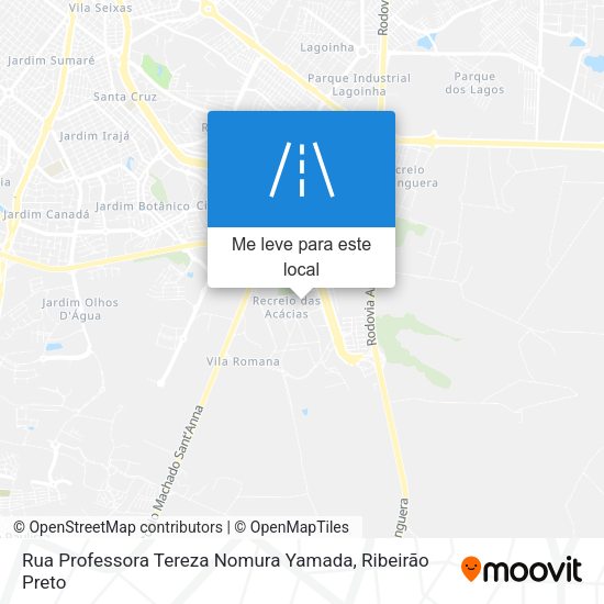 Rua Professora Tereza Nomura Yamada mapa