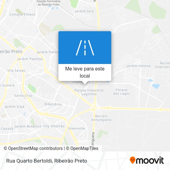 Rua Quarto Bertoldi mapa