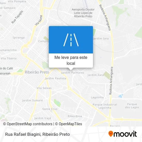 Rua Rafael Biagini mapa