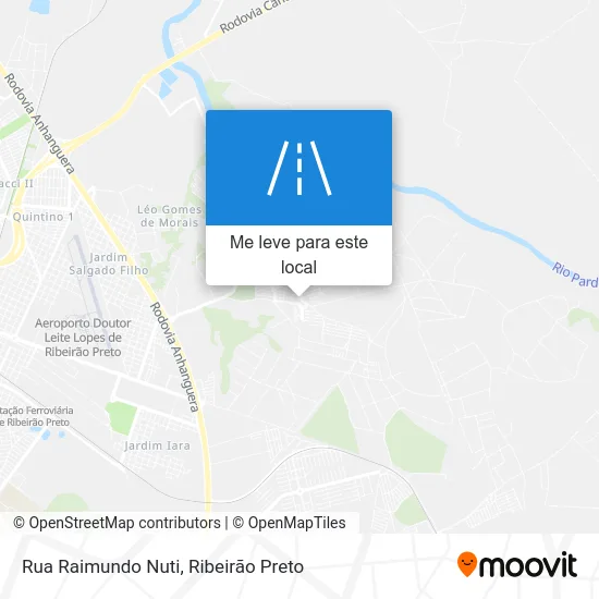 Rua Raimundo Nuti mapa