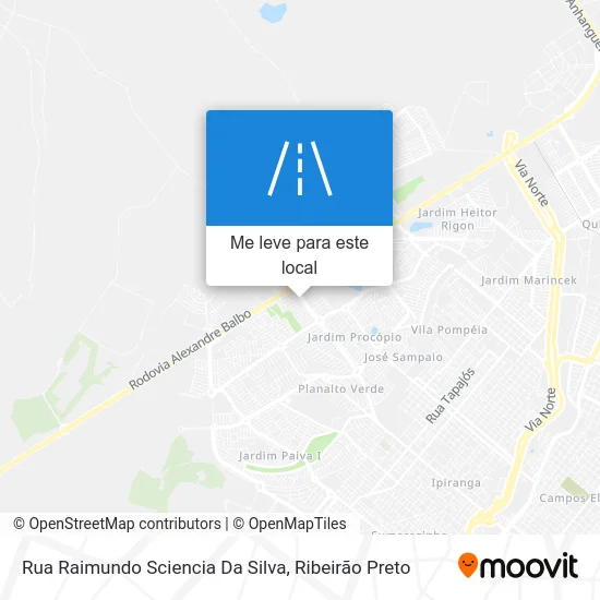 Rua Raimundo Sciencia Da Silva mapa