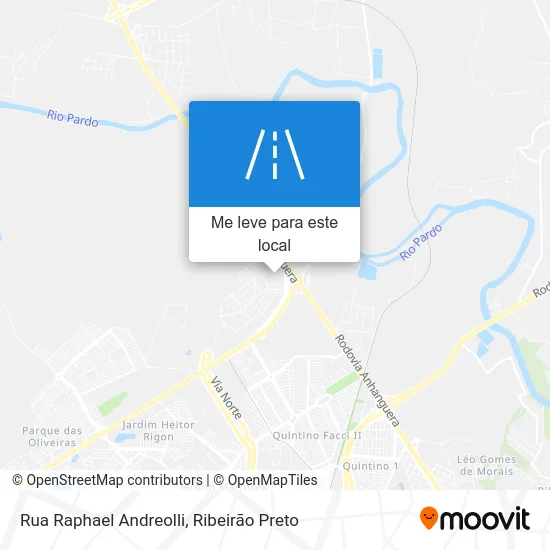 Rua Raphael Andreolli mapa
