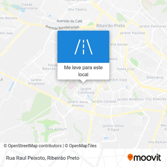 Rua Raul Peixoto mapa