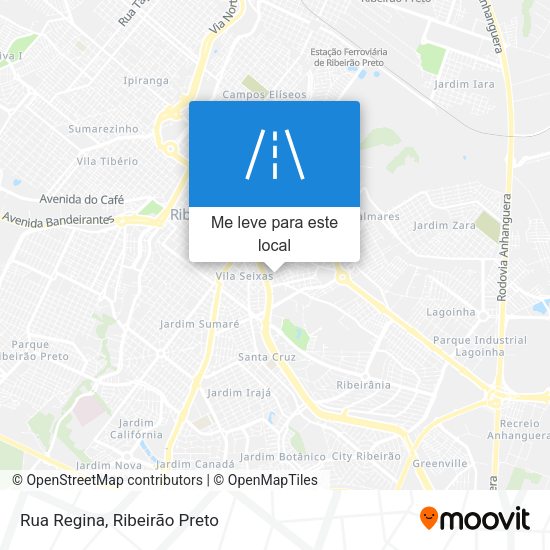 Rua Regina mapa