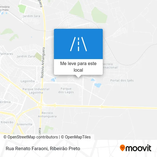 Rua Renato Faraoni mapa