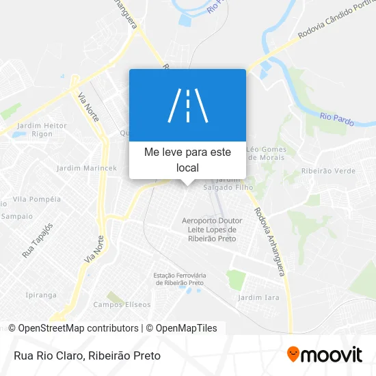 Rua Rio Claro mapa