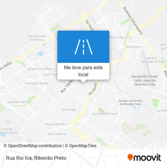 Rua Rio Ica mapa