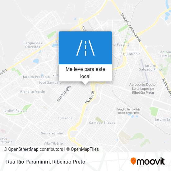 Rua Rio Paramirim mapa