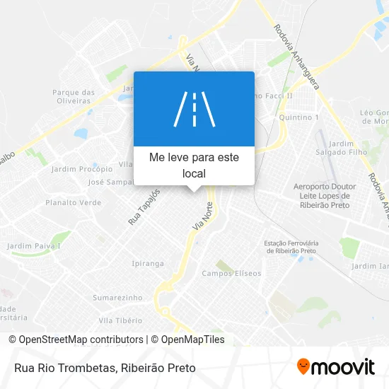 Rua Rio Trombetas mapa