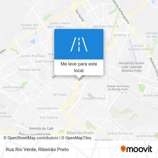 Rua Rio Verde mapa