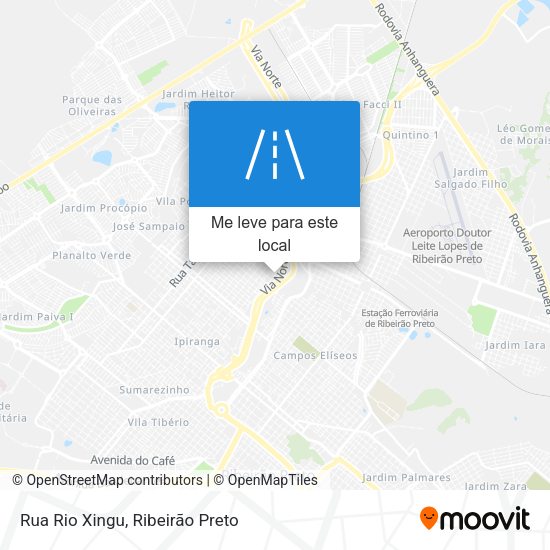 Rua Rio Xingu mapa