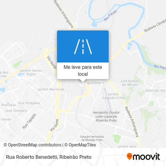 Rua Roberto Benedetti mapa