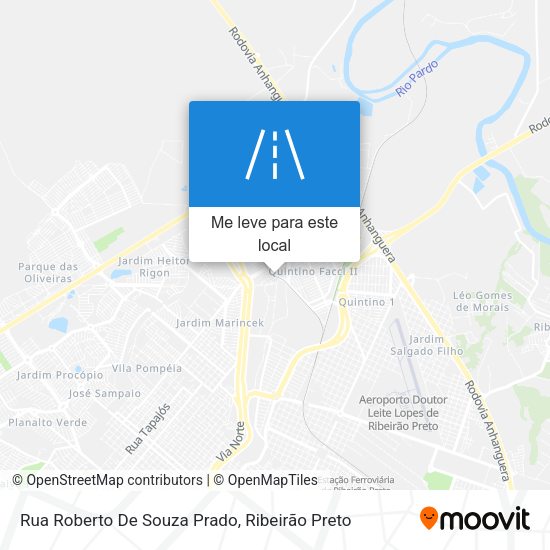 Rua Roberto De Souza Prado mapa