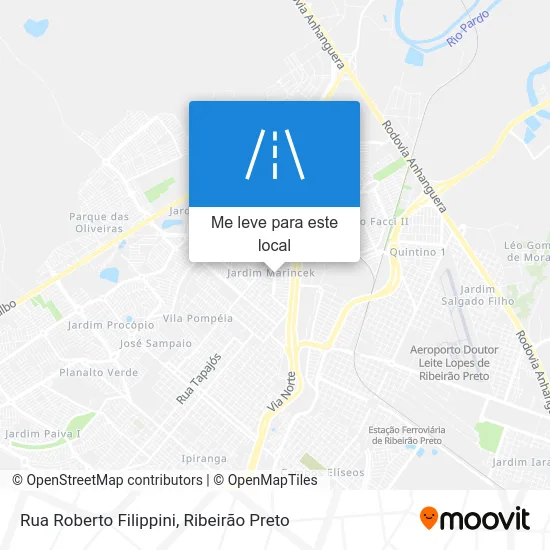 Rua Roberto Filippini mapa