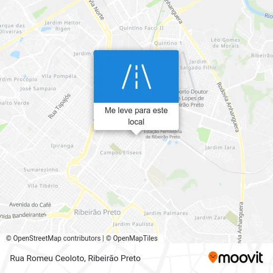 Rua Romeu Ceoloto mapa