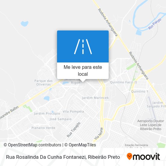 Rua Rosalinda Da Cunha Fontanezi mapa
