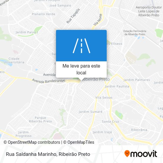 Rua Saldanha Marinho mapa