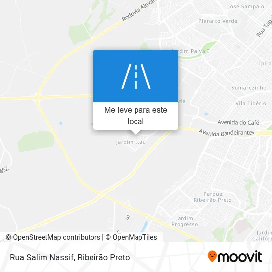 Rua Salim Nassif mapa