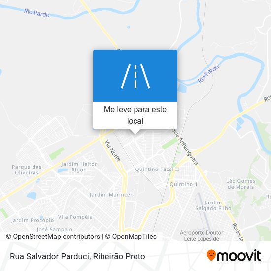 Rua Salvador Parduci mapa