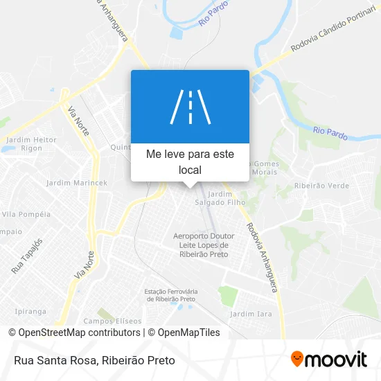 Rua Santa Rosa mapa
