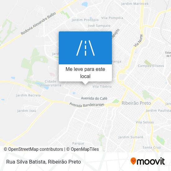 Rua Silva Batista mapa