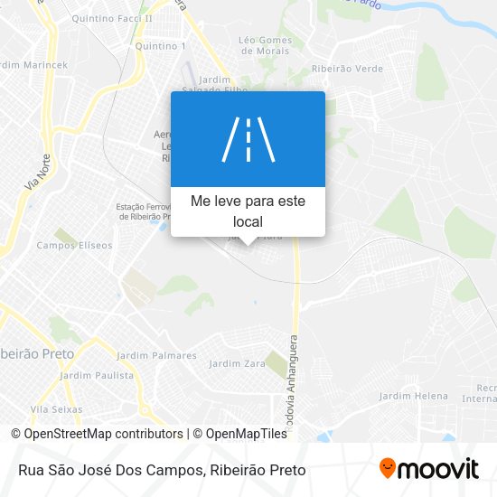 Rua São José Dos Campos mapa