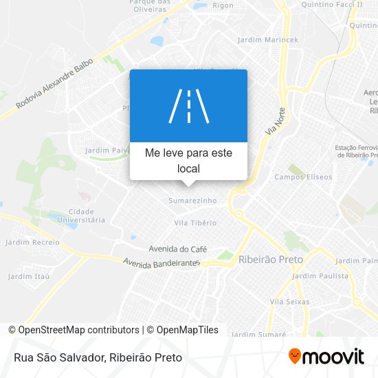 Rua São Salvador mapa
