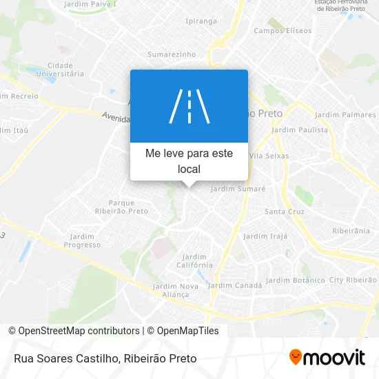 Rua Soares Castilho mapa