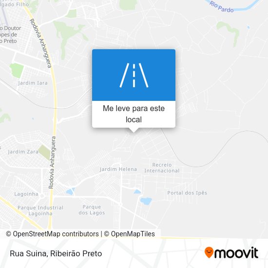 Rua Suina mapa