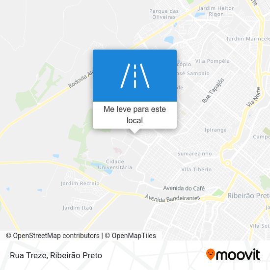 Rua Treze mapa