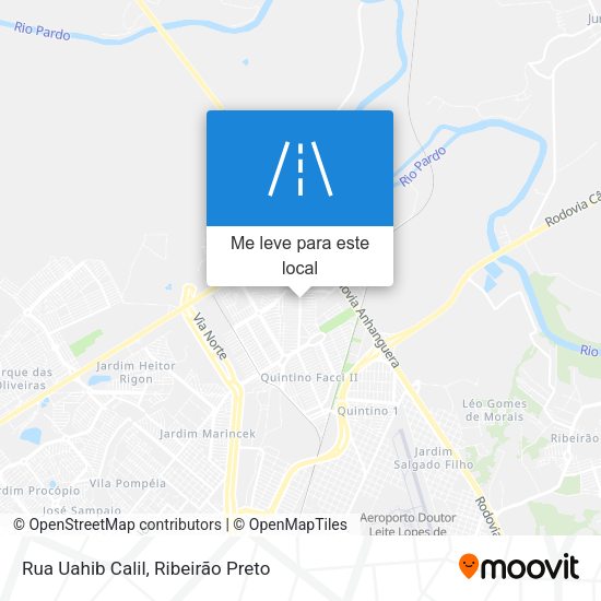 Rua Uahib Calil mapa