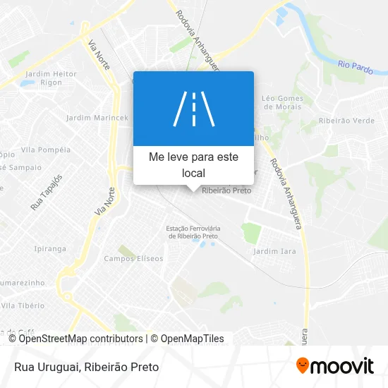 Rua Uruguai mapa