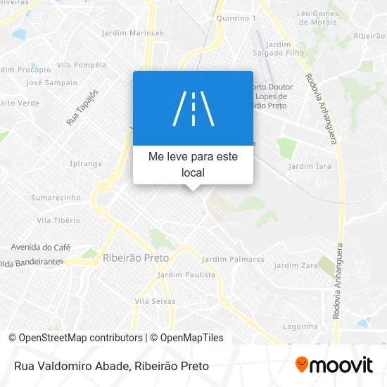 Rua Valdomiro Abade mapa