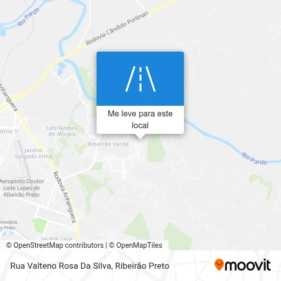 Rua Valteno Rosa Da Silva mapa
