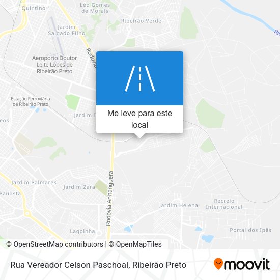 Rua Vereador Celson Paschoal mapa