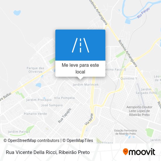 Rua Vicente Della Ricci mapa