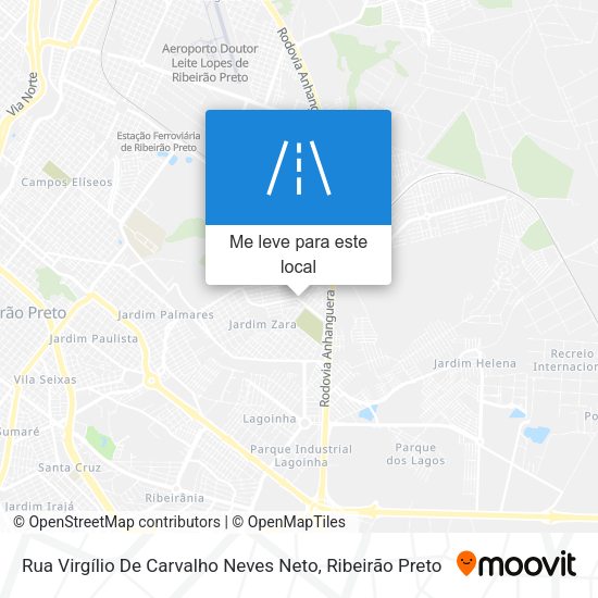 Rua Virgílio De Carvalho Neves Neto mapa