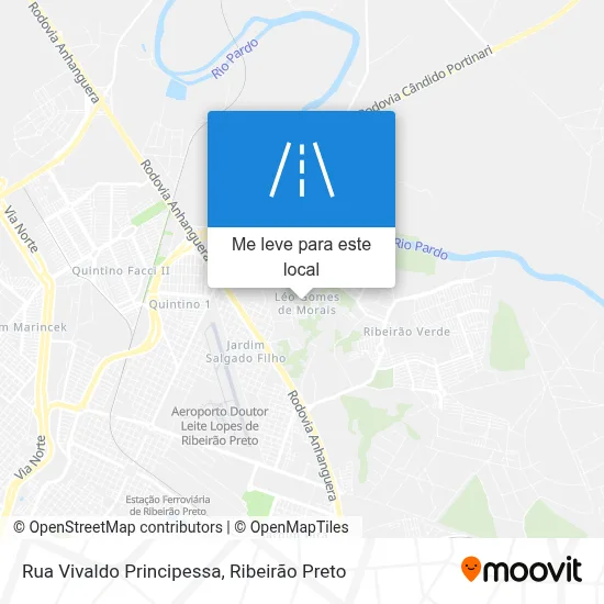 Rua Vivaldo Principessa mapa