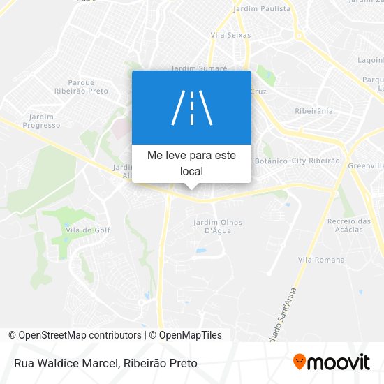 Rua Waldice Marcel mapa