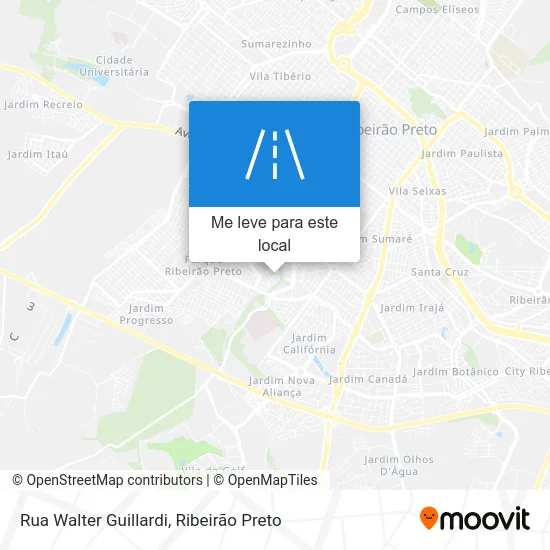 Rua Walter Guillardi mapa