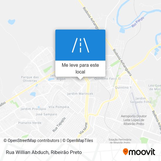 Rua Willian Abduch mapa