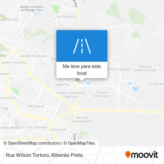 Rua Wilson Tortoro mapa