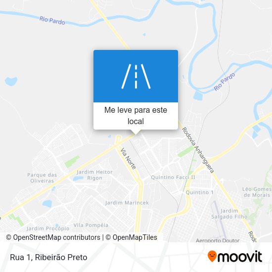 Rua 1 mapa