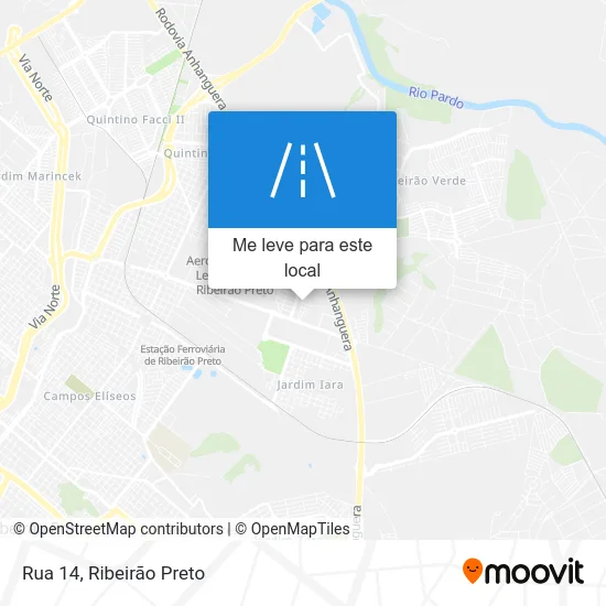 Rua 14 mapa