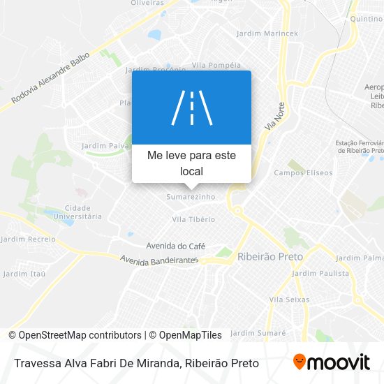 Travessa Alva Fabri De Miranda mapa