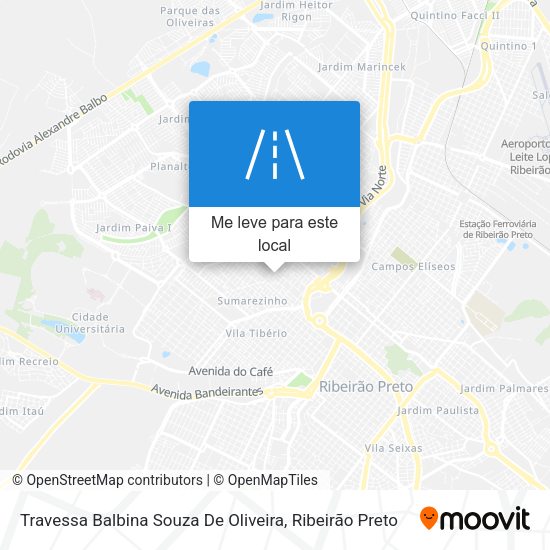 Travessa Balbina Souza De Oliveira mapa