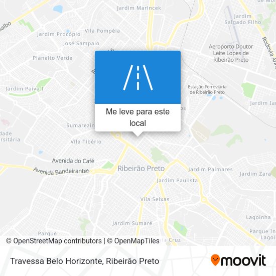 Travessa Belo Horizonte mapa