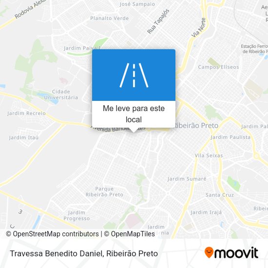 Travessa Benedito Daniel mapa