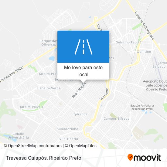 Travessa Caiapós mapa